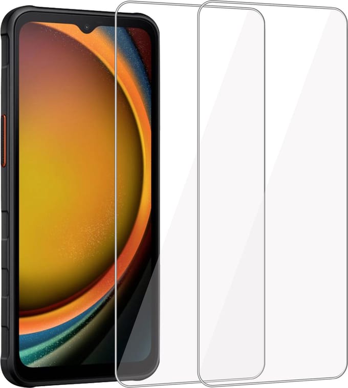 2x Geschikt voor Samsung Galaxy Xcover 7 - Screenprotector - Beschermglas - GuardCover
