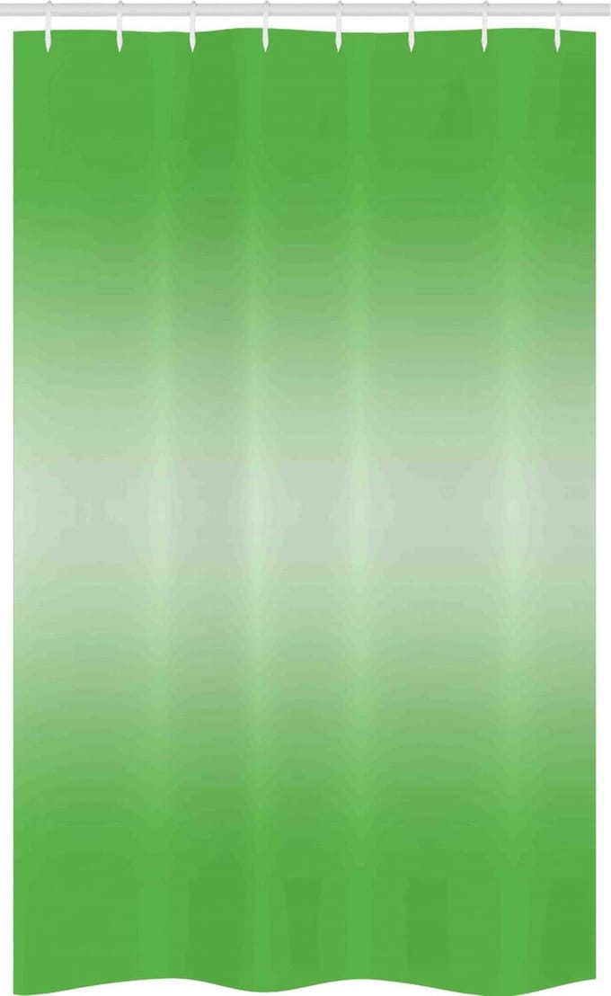 ABAKUHAUS – Ombre Douchegordijn – 120x180 cm – Groen – Polyester