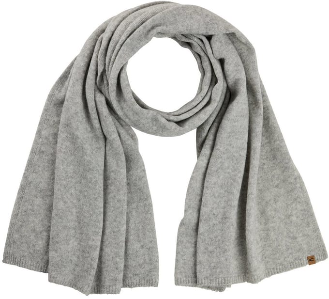 camel active Gebreide sjaal van een wolmix - Maat womenswear-OS - Grijs