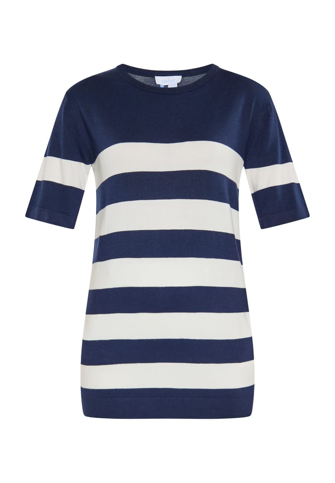 usha Jumper Dames marine wit