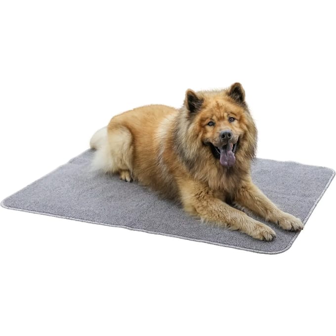 Kerbl Pet thermo tapijt antislip, grijs 125x80cm hond