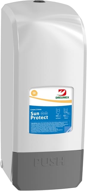 Zonnebrandcrèmedispenser Dreumex Sun Protect wit