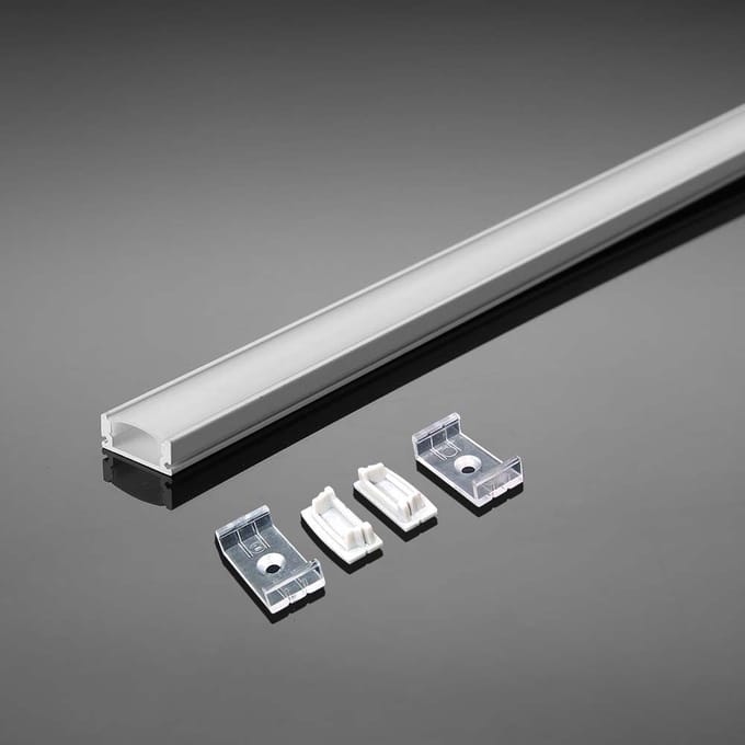 V-TAC VT-8108-W LED-stripverlichting - Montageset - IP20 - Wit