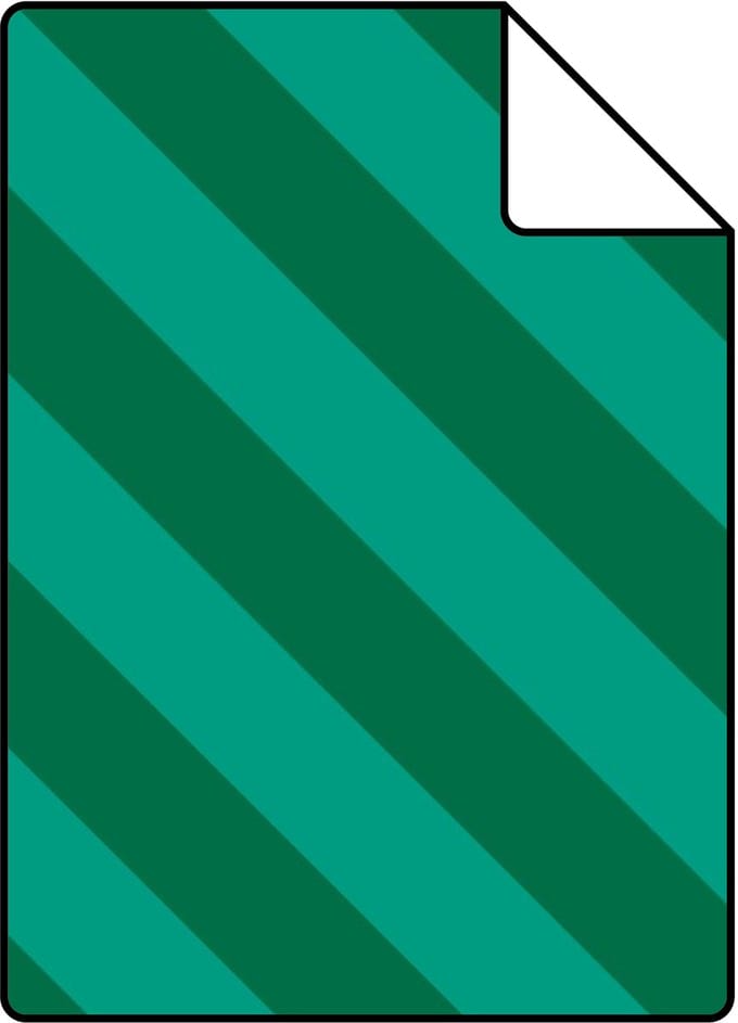 Proefstaal ESTAhome behang chevronpatroon groen - 26.5 x 21 cm - 131404-S