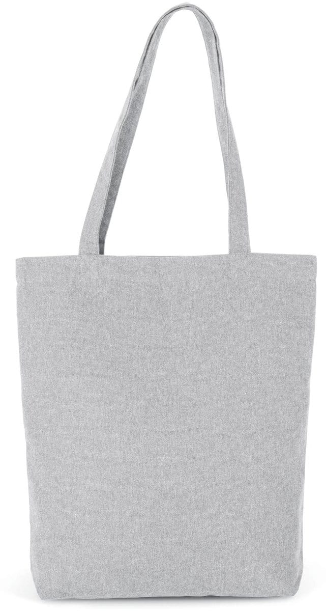 Kimood Gerecycleerde katoenen shopper 'K-loop project' KI5808 - Oxford Grey Jhoot - One size