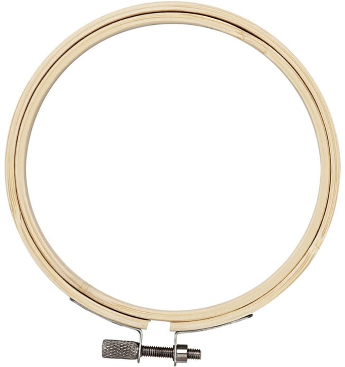 Creativ Company Embroidery frame Hout Ø 10cm