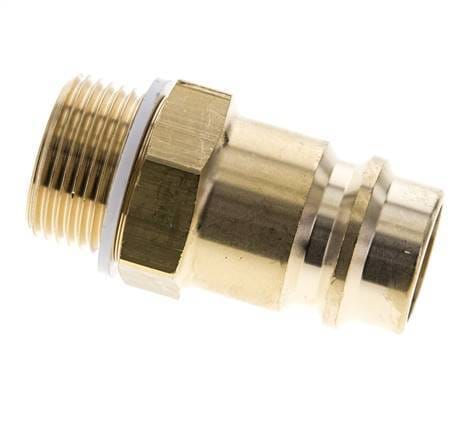 Messing DN 19 Luchtkoppeling Insteeknippel G 3/4 inch Buitendraad - CLP19-M-B-034