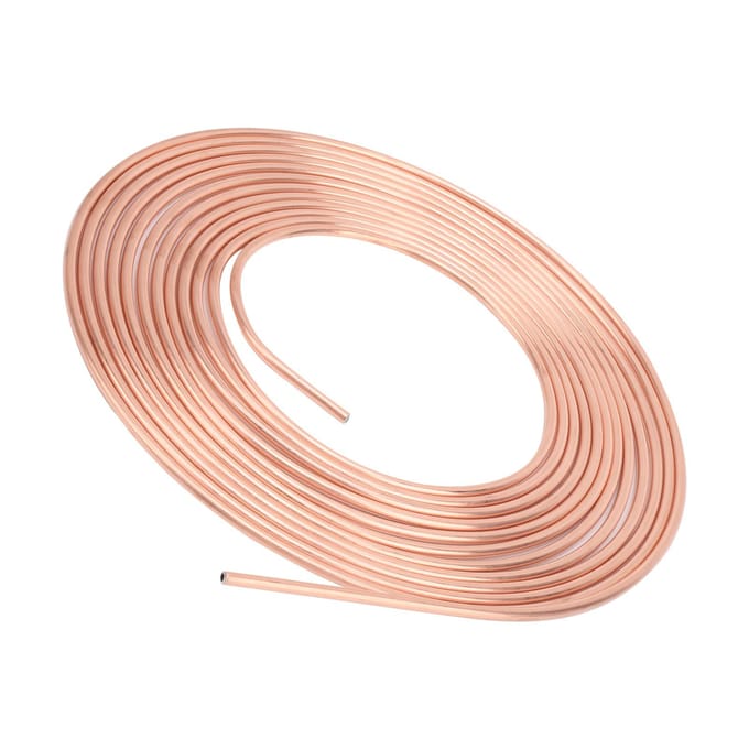 316in OD 25ft Koper Nikkel Remleiding Buiskit Rol en Fitting Perfecte Flexibiliteit beige
