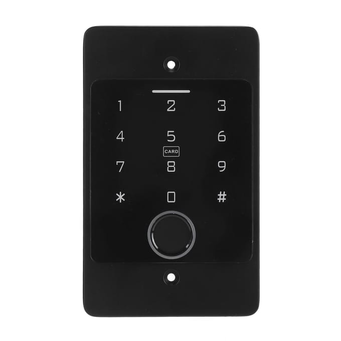 WiFi Toegangscontrole Toetsenbord Waterdichte Afstandsbediening Veelzijdig Vingerafdruk Deurslot Toegangskeypad voor Huis Garage black
