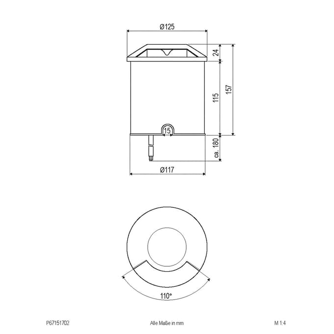 EVN Scopum LED inbouwlamp rond 1-voudig