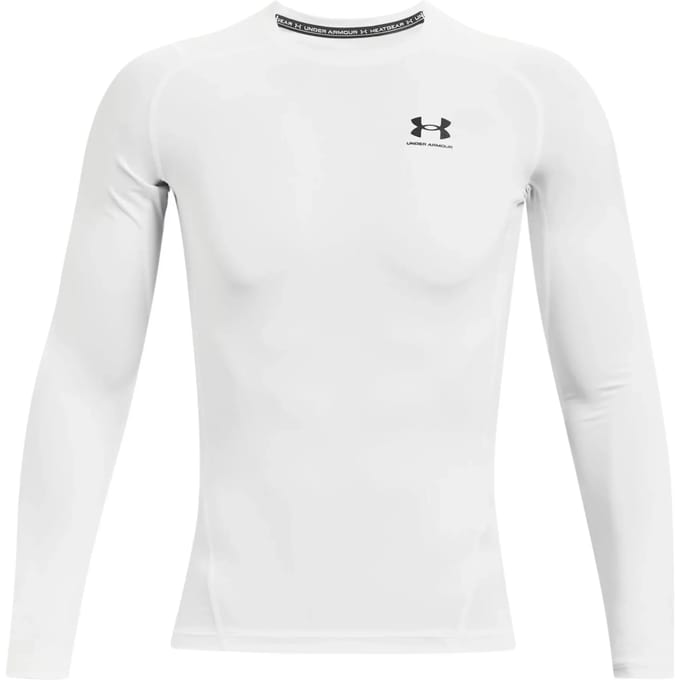 Under Armour Baselayer Hg Comp Longsleeve Ondergoed Met Lange Mouwen Wit K100