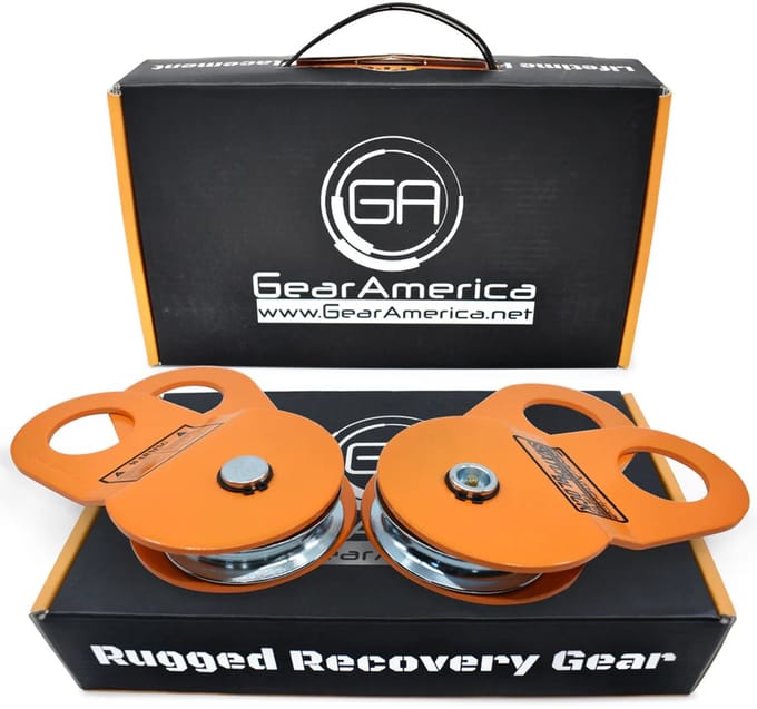 GearAmerica Snatch Block (9US TON) set van 2