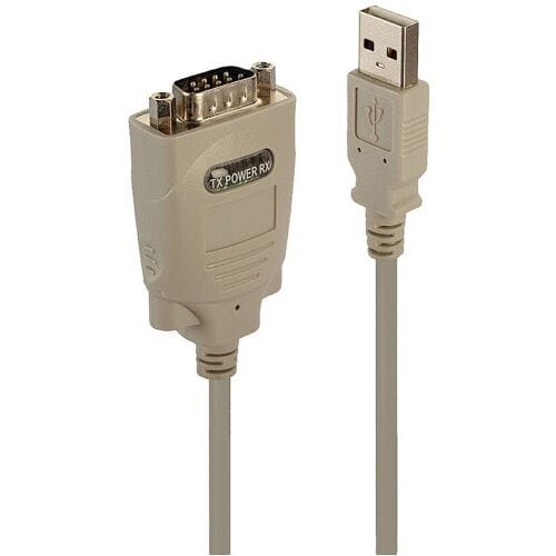 LINDY USB 1.1, Serieel Converter [1x USB 1.1 stekker A - 1x Serieel 9-polig] Adapter 1.00 m