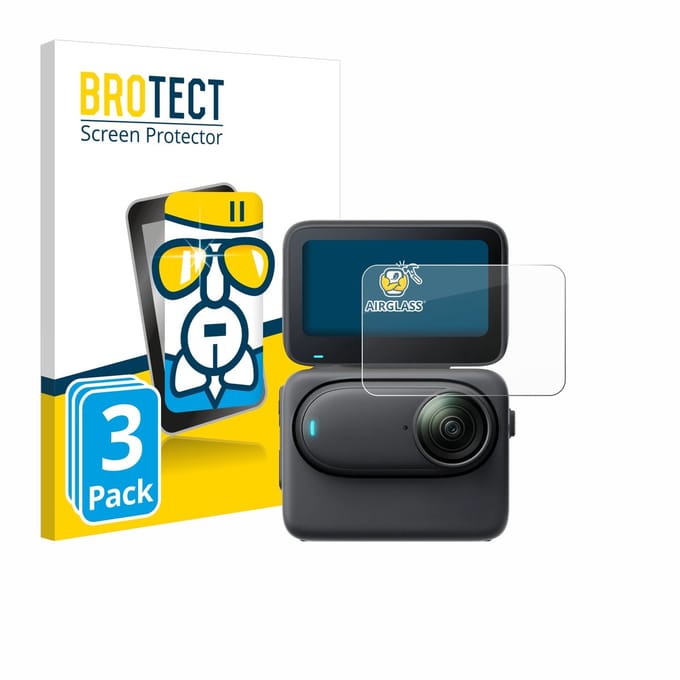 Screenprotector 3 Stuks voor Insta360 Go 3S Beschermglas transparant