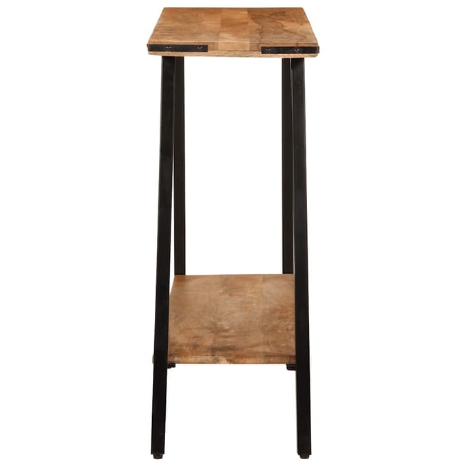vidaXL - Wandtafel - 110x30x75 - cm - massief - mangohout