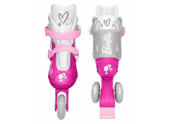 Mattel Barbie 2-in-1 Skates Hardboot Verstelbaar Roze/wit Maat 27-30