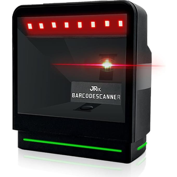 Scanner de codes-barres de bureau 1D 2D, lecteur de code QR, capteur Intelligent omnidirectionnel, USB filaire 0 noir