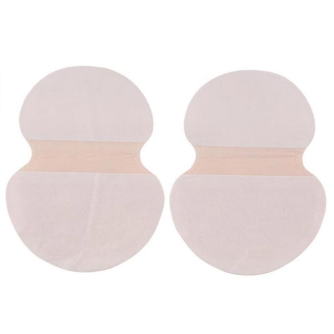 Okselzweetpads Okselantitranspirantsticker Absorberende zweetpads Wegwerpantitranspirant wit