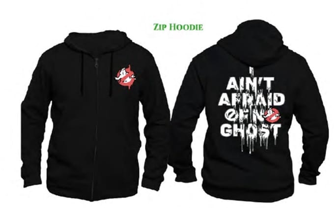 Ghostbusters - Zwart Heren Sweat Zippe Hoodie -S