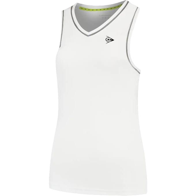 Dunlop Club Tanktop Dames-Wit