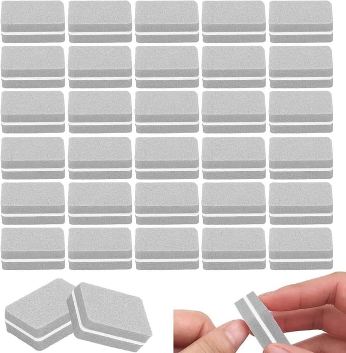 30x Professionele Nagelvijl Blokken - Mini Buffer Set voor Manicure en Pedicure