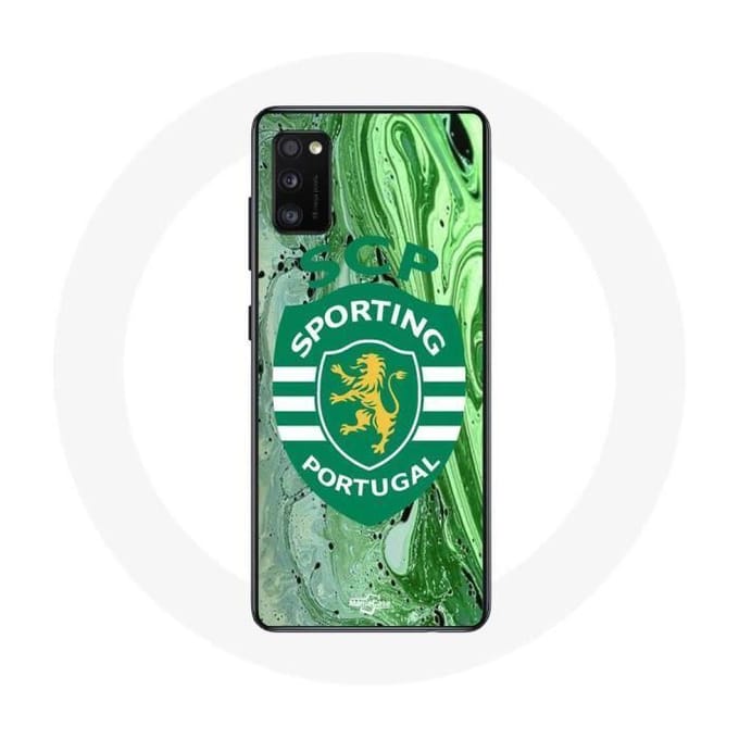 Coque - Maniacase - Samsung Galaxy A41 - Souple - Noir - SCP Sporting Portugal noir