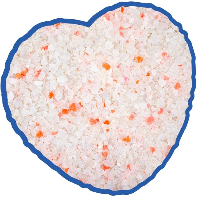 Duvo+ Premium silica kattenbakvulling bloemen Wit/roze 1-8mm - 5L - 2kg