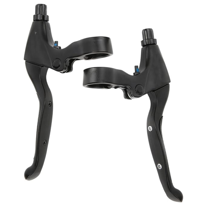 WAKE MTB Fiets Remhendel Set Aluminiumlegering Fiets Handvat 4?vinger voor 22,2 mm stuur gray