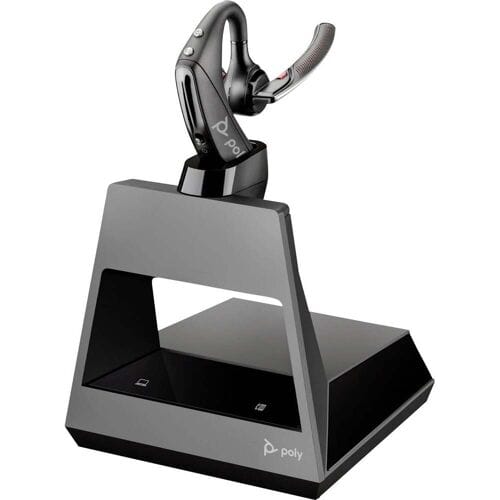 HP Poly Voyager5200 Office In Ear headset Bluetooth, Draadloos Zwart Met Bluetooth basisstation