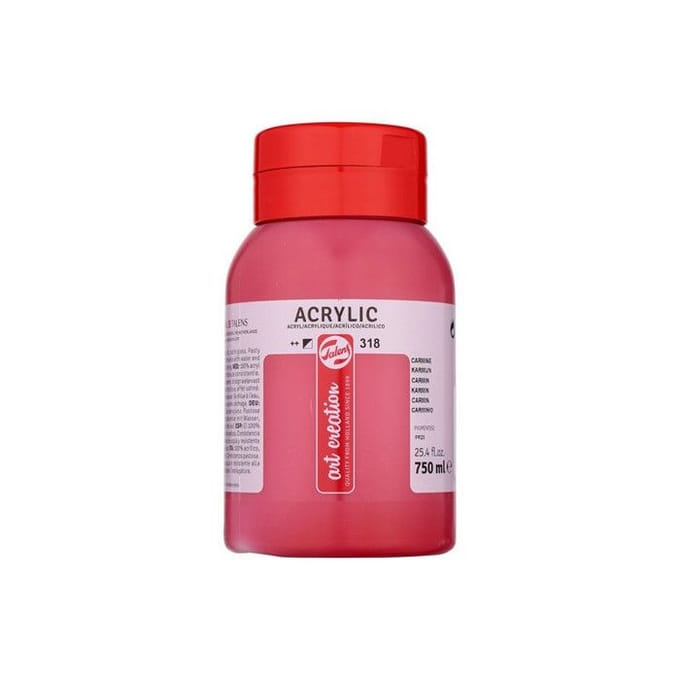 Talens Art Creation Acrylverf Pot 750 ml Karmijn 318