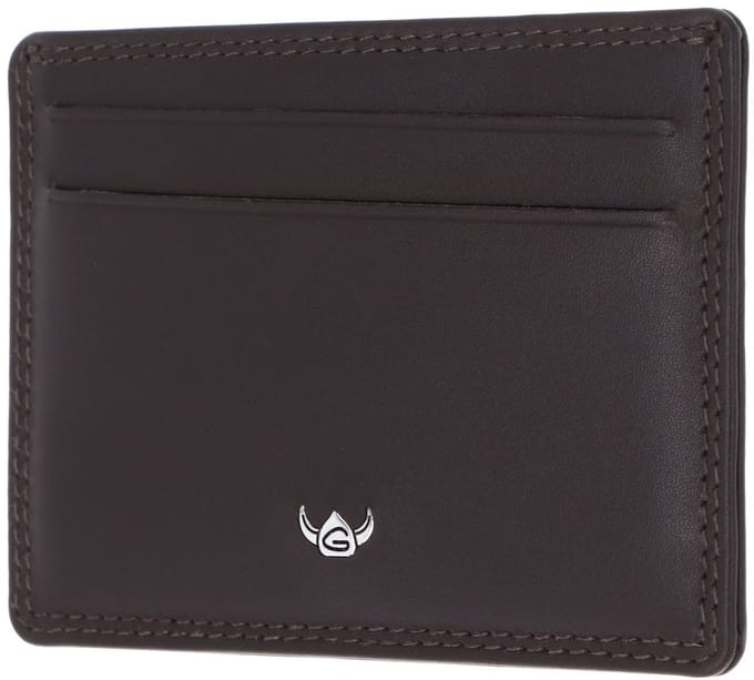 Golden Head Leren kaarthouder Polo RFID Protect Kartenetui 4448 Dunkelbraun donkerbruin