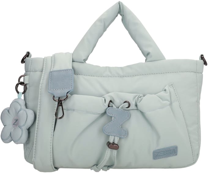 Zebra Trends Juna Handtas - Schoudertas - Puffy - Dames - Crossbody - Lichtblauw