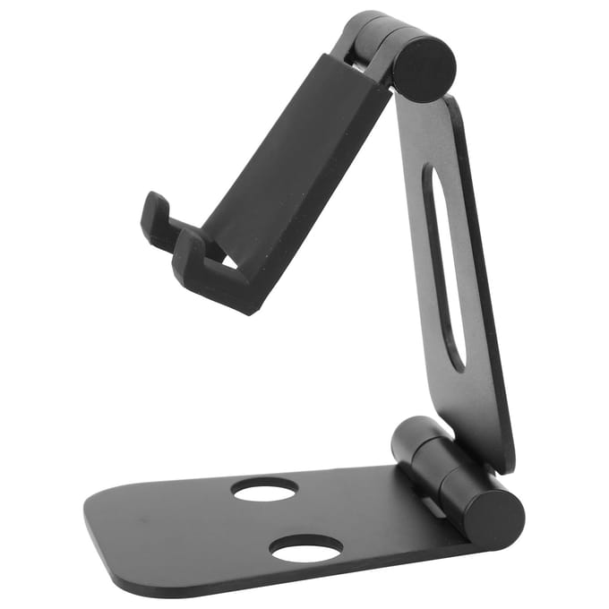 Mobiele Telefoonhouder Desktop Opvouwbare Beugel Draagbaar Tablet PC Ondersteuningsframe voor Kantooraccessoires black