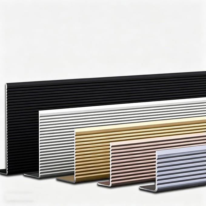 Traprand Bekleding - Antislip Strips - Veilige Trappen - Waterbestendig Ontwerp - 90 cm Lengte - Goud