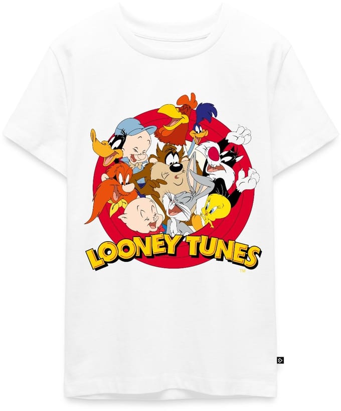 Looney Tunes Groep Premium T-Shirt Tiener
