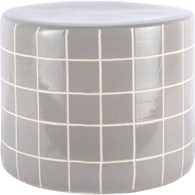 Leitmotiv bijzettafel retro tiles low - 42x42x34 cm