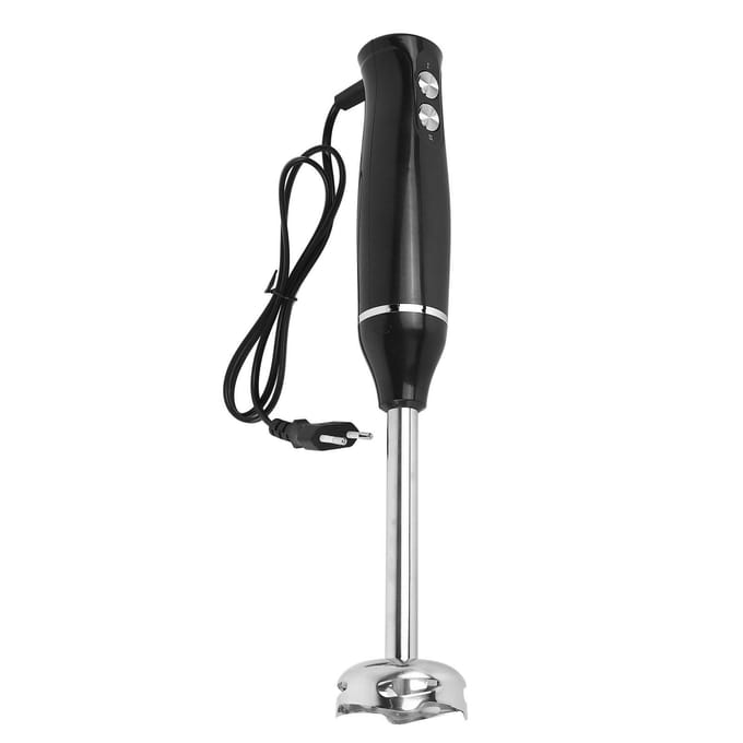 Staafmixer Handheld 4 in 1 Multifunctionele Handmixer voor Babyvoeding Soep Smoothie L gray