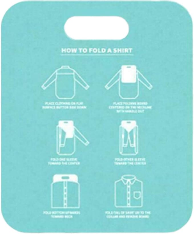 Kledingmap Organizer - Opvouwbaar Hemdboard - Kleding Snel Vouwen - Glad Oppervlak Delicate Afwerking