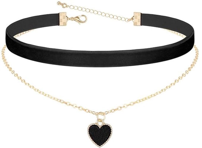 Choker verstelbaar - Gelaagd - Dames - Sieraden - Gothic - Ketting - Halsketting
