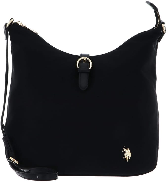U.S. POLO ASSN. schoudertas Houston Hobo Bag Black zwart