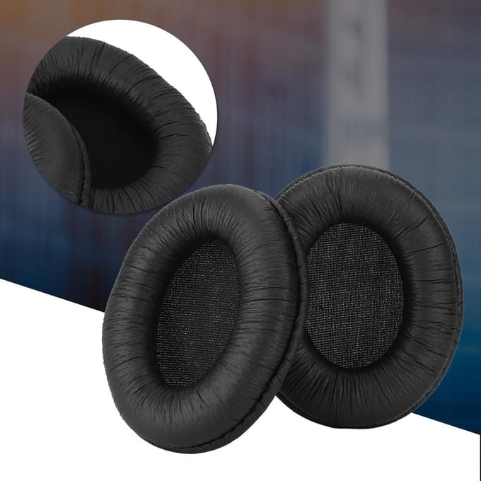 Headsets Oorkappen Oorkussens Kussen voor Sony MDr nC60 MDR-D333 DR-BT50 Koptelefoons black