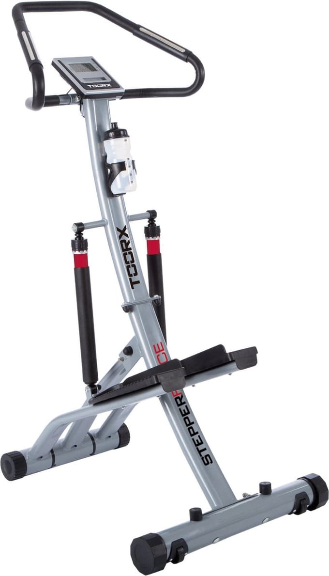 Toorx Stepper Force - Stepper - Stepper Fitness - Mini Stepper - Met Hendels - Met trainingscomputer - Hometrainer