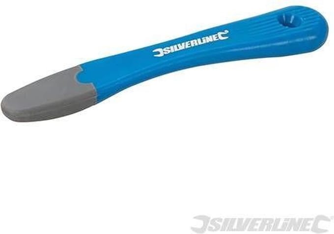 Silverline Flexibele siliconenstrijker - 145 mm - gladde afwerking - lichtgewicht