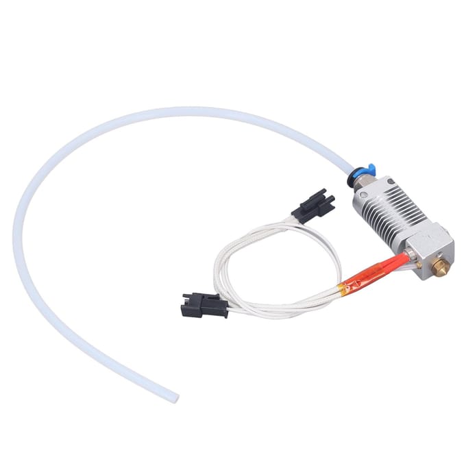 Print Hotend Kit 24V 40W Verwarmingsstaaf NTC 100K Thermistor Kabel 3D Printer Kop Vervanging voor Mega Zero 2.0 white