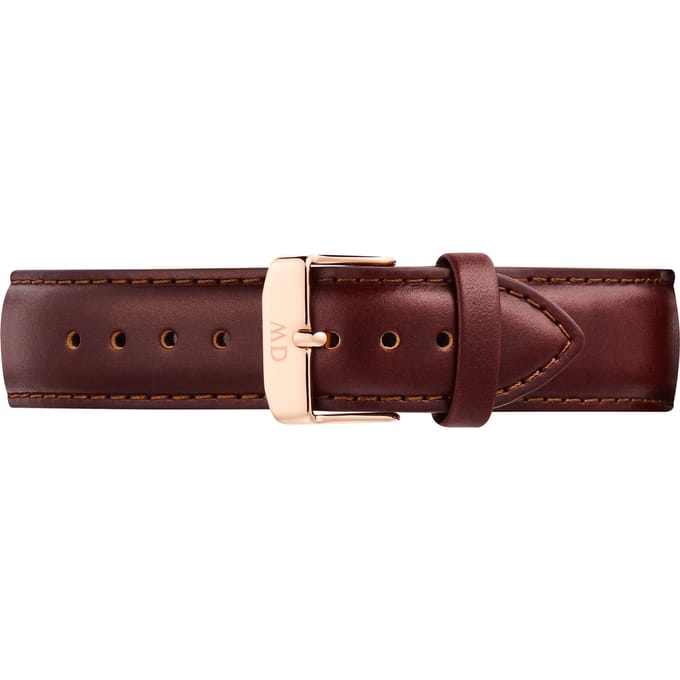 Daniel Wellington DW Strap Leather 21mm Rose Gold