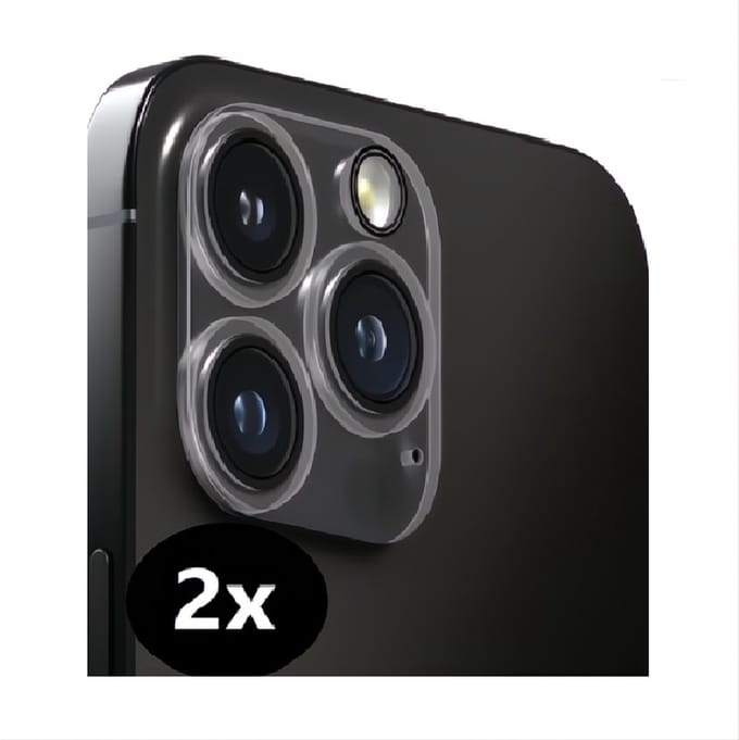 Camera lens protector geschikt voor Iphone 13 pro / 13 pro max - 2 stuks - Tempered Glass Screenprotector - beschermglas voor camera