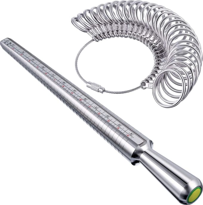 Ringmeter - Ringmaat meter - Ringmaat - Ring meter - Ring sizer - Ringstok