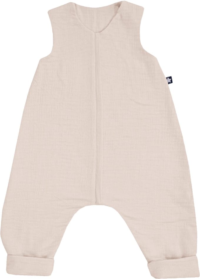 Julius Zöllner Muslin Jumper Slaapoverall - Sand - Maat 104