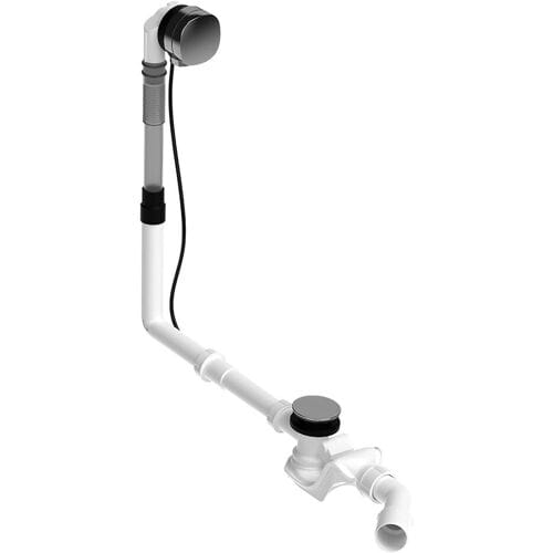 Duravit drain and overflow set Quadroval, with inlet 792217000001000