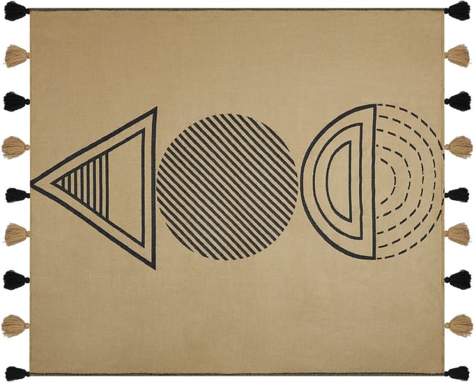 THUMKI - Plaid - Beige - 130 x 170 cm - Acryl